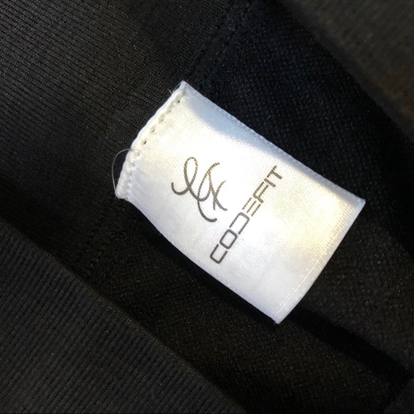 CODEFIT Yoga Power Flex Ombré Black & Burgundy Leggings S/M - Picture 7 of 8